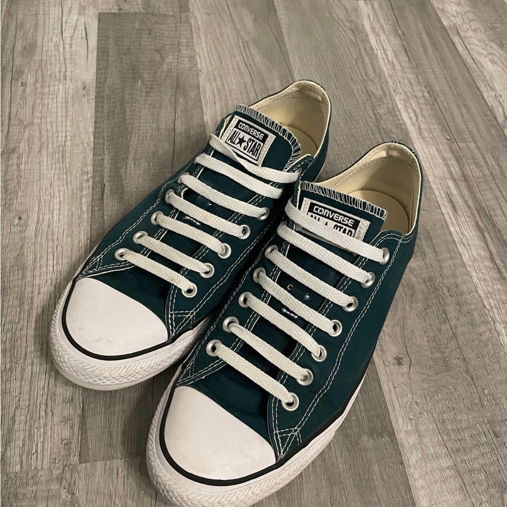 Converse Men's Green Canvas Sneakers